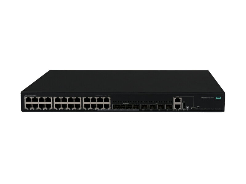 HPE Networking Comware Switch 32p 10M/100M/1G 4p SFP+ 1G/10G 4p SFP28 10G/25G 1-slot 5550HI S5T56A