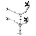 StarTech.com モニターアーム/4画面/13-30インチ/多関節/1台あたり耐荷重11kg(ARMQUADPS) 目安在庫=△