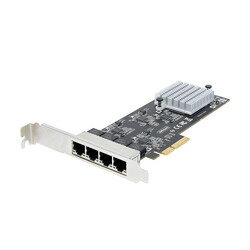 StarTech．com LANカード／PCI Express／x4／4x RJ45／10/100 Mbps/1G/2.5G(PR42GI-NETWORK-CARD) 目安在庫=△