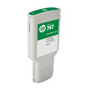 日本HP HP 747 インク CRグリーン 300ml P2V84A 目安在庫=△