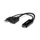StarTech.com ディスプレイアダプター/HDMI - DP/4K30Hz/USBパワー/ブラック(HD2DP) 目安在庫=○ その1