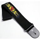 Planet Waves Patch & Textile Strap 【Flaming Dice】(64P05) 仕入先在庫品