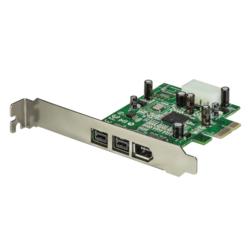 StarTech.com FireWire増設カード/PCIe - 2x IEEE 1394b+1x IEEE 1394a(PEX1394B3) 目安在庫=○