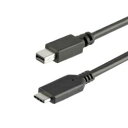 StarTech.com ディスプレイ変換ケーブル/USB-C - mDP/1m/4K60Hz/ブラック(CDP2MDPMM1MB) 目安在庫 ○