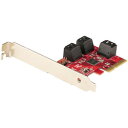 StarTech．com PCI Expressカード/x4/6x SATA 3.0/6Gbps/RAID無/ロープロ対応 6P6G-PCIE-SATA-CARD 目安在庫= 