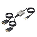 StarTech.com USB - シリアル変換ケーブル/ストレート/USB 2.0/4m/2ポート(2P6FFC-USB-SERIAL) 目安在庫=△