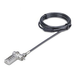 StarTech．com ノートPC用ロック/スチールワイヤー/2m/4桁ダイヤル錠/Kスロット(UNIVC4D-LAPTOP-LOCK) 目安在庫=△