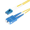 StarTech.com 光ファイバー ケーブル/25m/OS2準拠/9/125/LC-SC/LSZH/YL(SMLCSC-OS2-25M) 目安在庫=△