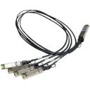 日本ヒューレット・パッカード HPE NW CW X240 QSFP+ 4x10G SFP+ 1m DAC(JG329A) 取り寄せ商品