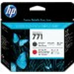 純正品 HP HP771 プリントヘッド マットブラック/クロムレッド CE017A (CE017A) 目安在庫=○