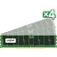 Crucial 64GB Kit (16GBx4) DDR4 2133 MT/s (PC4-2133) CL15 DR x4 ECC Registered (CT4K16G4RFD4213) 󤻾