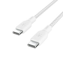 BELKIN BOOST↑CHARGE USB-C to USB-Cケーブル 100W ホワイト 2m(CAB014BT2MWH) 目安在庫=○