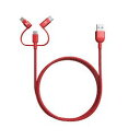 Adam@Elements Premium Aluminum Lightning Trio Cable PeAk II Trio 120B Red(ACBAD120TMBRPRD) 񂹏i