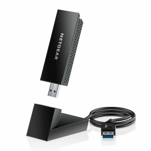 NETGEAR Inc. AXE3000 NighthawkトライバンドWiFi 6E USB3.0アダプター(A8000-100PAS) 目安=○