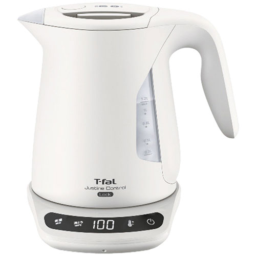 T－FAL ティファール ジャスティンロック コントロール 電気ケトル1.2l アイボリー(2167-030) 取り寄せ..