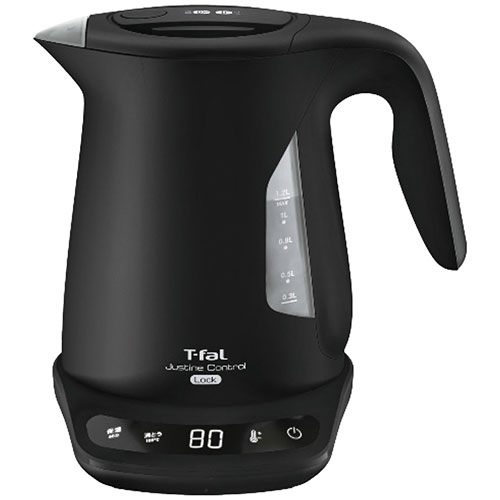 T－FAL ジャスティンロック コントロール 電気ケトル1.2l ブラック(2167-042) 取り寄せ商品