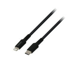 グリーンハウス GREEN HOUSE GH-ALTCTA15-BK Lightning-TypeC充電強靭ケーブル 15cm ブラック 取り寄せ商品
