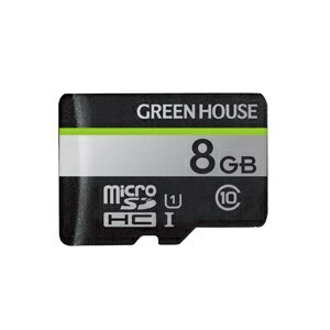 ꡼ϥ GREEN HOUSE GH-SDM-UA8G microSDHC UHS-I U1 饹10 8GB 󤻾
