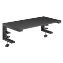グリーンハウス GREEN HOUSE 3WAY クランプ式モニタースタンド ブラック(GH-DKBF-BK) 取り寄せ商品