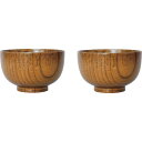 山中塗 食洗機対応 京型汁椀2Pセット(L9021575) 取り寄せ商品