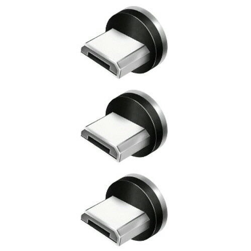 クマザキエイム pitaRaku 超楽ピタッ スマホ充電ケーブル専用マグネット端子 Micro-USB 1パック(3個)(P..