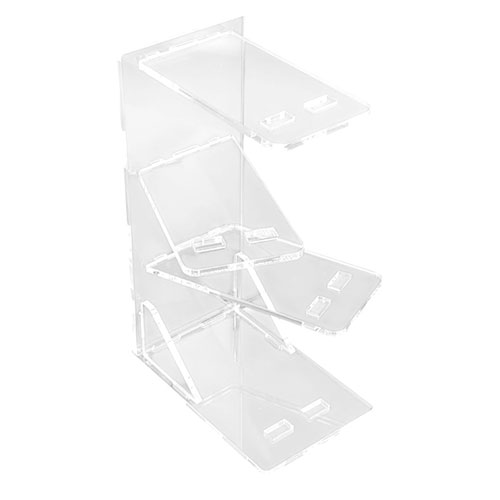 日本トラストテクノロジー 3Dミニカーパーク4 高透明度の国産アクリル製 Bタイプ ウィングディスプレイ..