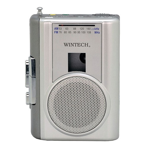 WINTECH AM/FMラジオ付テープレコーダー(PCT-02RM) 取り寄せ商品