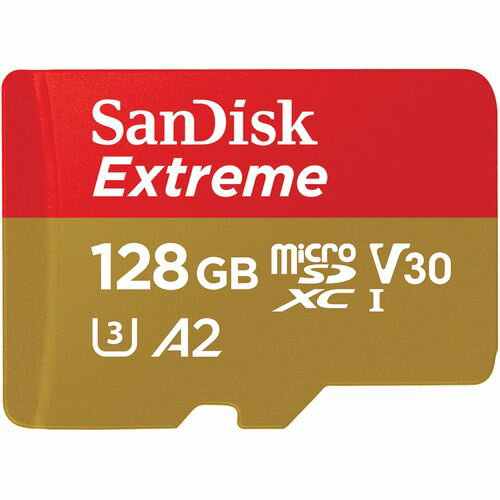 SanDisk サンディスク エクストリーム microSDXC UHS-Iカード 128GB(SDSQXAA-128G-JN3MD) 目安在庫=○