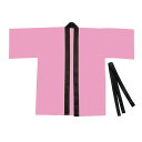 ARTEC カラー不織布ハッピ 子供用 J 桃(ATC1293) 取り寄せ商品