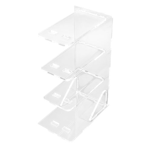 日本トラストテクノロジー 3Dミニカーパーク4 高透明度の国産アクリル製 Aタイプ ストリートディスプレ..