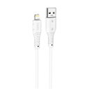 日本トラストテクノロジー hoco X67 nanoシリコンケーブル 2.4A USB-A to iOS ホワイト(X67-NANOSAL-WH) 取り寄せ商品