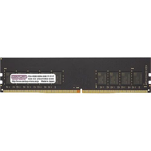 CENTURY MICRO ECC LongDIMM PC4-19200 DDR4 2400Mhz 288pin 1rank 16GB(16GBx1) 1.2V(CB16G-D4UE2400H) 取り寄せ商品