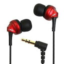 ラディウス PureStandardSeries カナル型イヤホン NEF31 レッド(HP-NEF31R) 取り寄せ商品