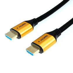 ホーリック horic ホーリック HDMIケーブル 3m メッシュケーブル ゴールド HDM30-5...