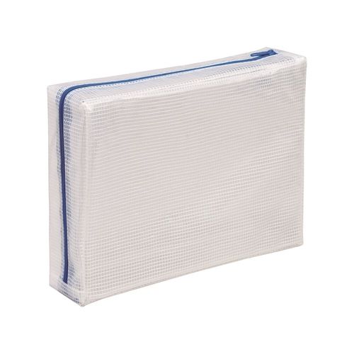 マグエックス メッシュケース デカマチ A5 青 1枚(MMCL-A5-D) 目安在庫=○