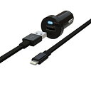 ラディウス 1.0A Car Charger ブラック RK-CCF42K 取り寄せ商品