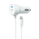 ラディウス Lightning 2.4A Car Charger ホワイト RK-CCF51W 取り寄せ商品