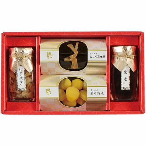 京・料亭 わらびの里 京・料亭 わらびの里 京のお正月【にしん昆布巻(2本入)・栗甘露煮(55g)・しめじ炊合せ(50g)・黒豆(45g)×各1】(V6075527) 取り寄せ商品