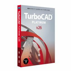 キヤノンITソリューションズ TurboCAD v26 PLATINUM 日本語版 対応OS:その他 CITS-TC26-001 取り寄せ商品