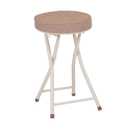 武田コーポレーション 折りたたみクッションチェアー ベージュ(OT-51BE) 取り寄せ商品