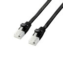 エレコム ELECOM LANケーブル/CAT6A準拠/爪折れ防止/フラット/7.0m/ブラック(LD-GFAT/BK70) メーカー在庫品