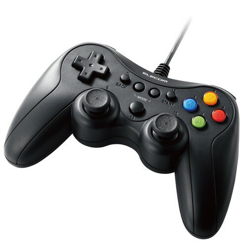 エレコム ELECOM ゲームパッド PCコントローラー USB接続 Xinput PS系ボタン配置 FPS仕様 高耐久ボタン 振動 ブラック(JC-GP30SVBK) メーカー在庫品 エレコム ELECOM ゲームパッド PCコントローラー USB接続 Xinput PS系ボタン配置 FPS仕様 高耐久ボタン 振動 ブラック(JC-GP30SVBK) メーカー在庫品