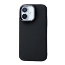 エレコム ELECOM iPhone 16 ケース ハイブリッド シリコン カメラレンズ保護設計 スタンド機能付 アンチダストコート ブラック(PM-A24AH...