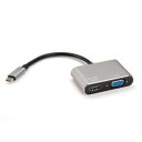 センチュリー USB Type-C to HDMI/VGA変換アダプター CCA-UCHDVGA-V2 取り寄せ商品