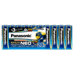 パナソニック Panasonic 乾電池エボルタネオ単3形20本パック LR6NJ/20SW 目安在庫=○