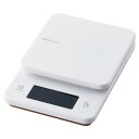 エレコム ELECOM キッチンスケール デジタルスケール 計量器 ハカリ 最大3kg 0.5g単位 バックライト付キ ホワイト(HCS-KSA01WH) メーカー在庫品