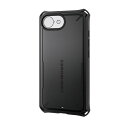 エレコム ELECOM iPhone 16e ケース ハイブリッド 衝撃吸収 カメラレンズ保護カバー(PM-A25SZEROSPBK) メーカー在庫品
