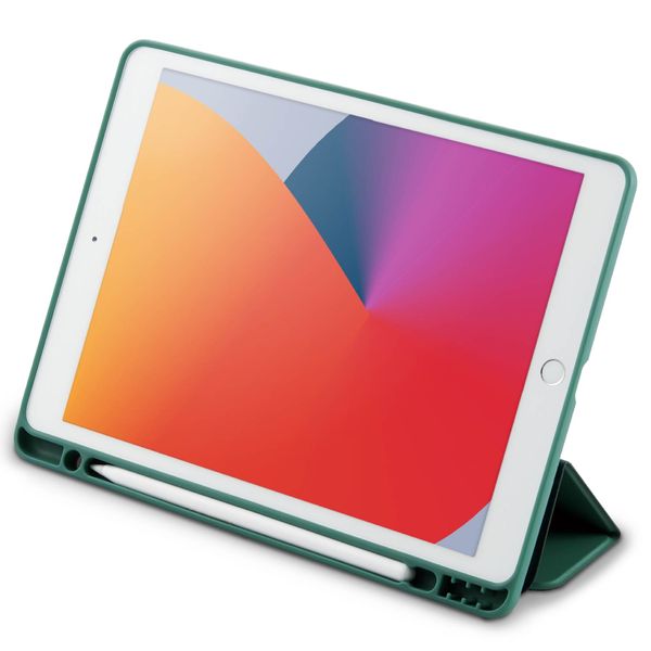 エレコム iPad 10.2インチ(2019/2020年モデル対応)/レザーケース/手帳型/2アングル/A(TBWA19RWVSAGN) メーカー在庫品
