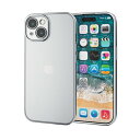 エレコム ELECOM iPhone 15 ソフトケース 極限 メタリック プラチナシルバー(PM-A23AUCTMKSV) メーカー在庫品