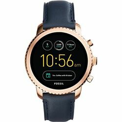 FOSSIL FOSSILQ Q EXPLORIST ブルー レザー FTW4002 取り寄せ商品